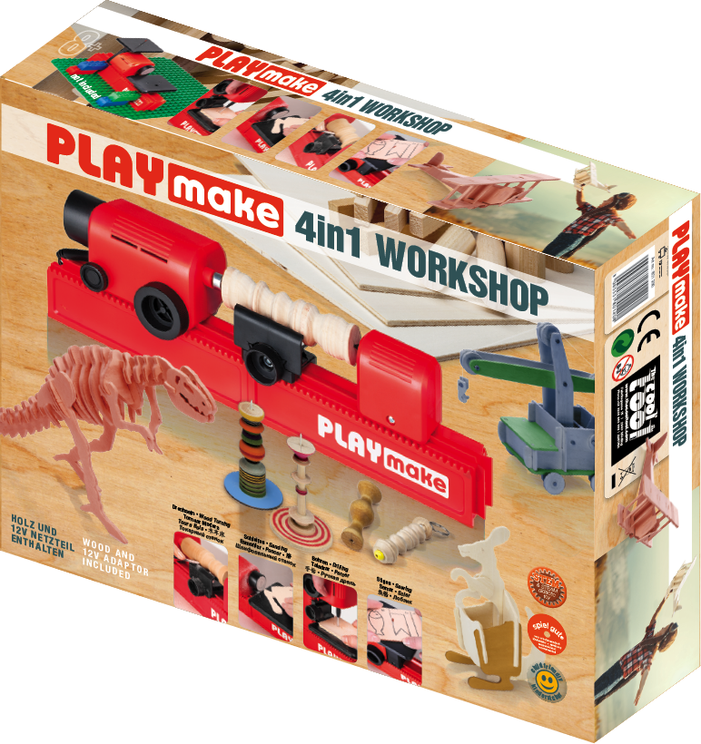 PLAYmake 4in1 木工クラフトツール